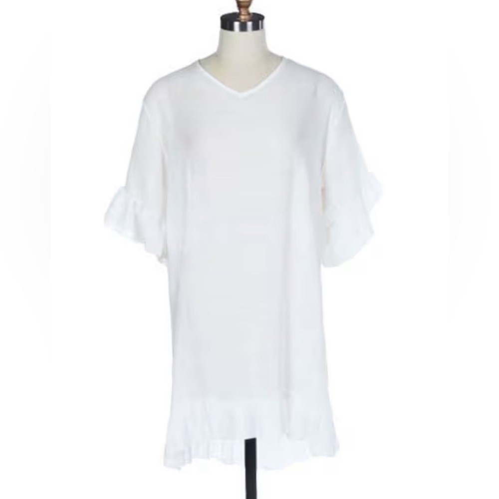NWT Crochet‎ Butterfly Cover Up White ONE SIZE